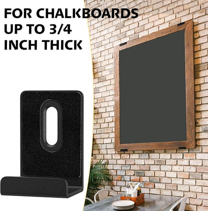 6Pcs Metal Mirror Clips Wide Channel Mirror Hanger Clip Large Heavy Clips for Mirrors with Screw Mirror Clips for Wall Mounting Mirror Billboard Displays Tile Display