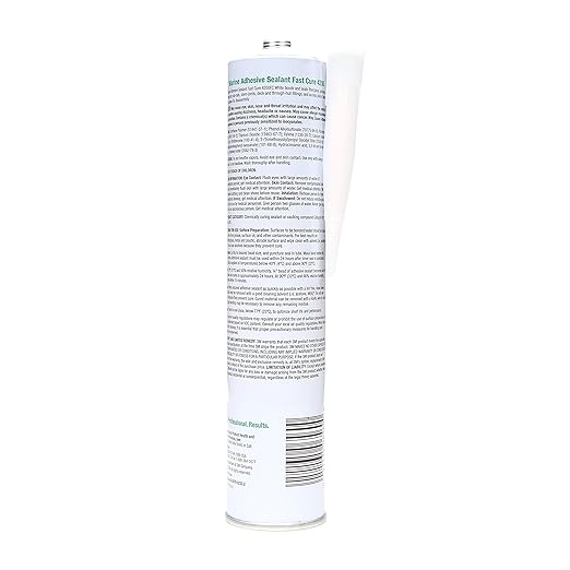 3M Marine Adhesive Sealant Fast Cure 4200 (06560) – Semi-Permanent Flexible Adhesive Sealant for Boats and RVs, White, Flexible Bonds, Underwater-Safe, 295 mL Cartridge