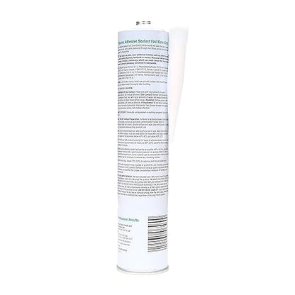 3M Marine Adhesive Sealant Fast Cure 4200 (06560) – Semi-Permanent Flexible Adhesive Sealant for Boats and RVs, White, Flexible Bonds, Underwater-Safe, 295 mL Cartridge
