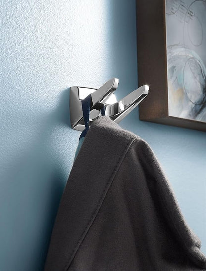 Moen Donnor Collection Chrome 6.25-Inch Diameter Wall Mount Contemporary Bathroom Hand-Towel Ring, P5860