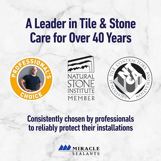 Miracle Sealants 511 Impregnator Advanced Penetrating Sealer for Countertops, Stone, Tile & Grout, Gallon