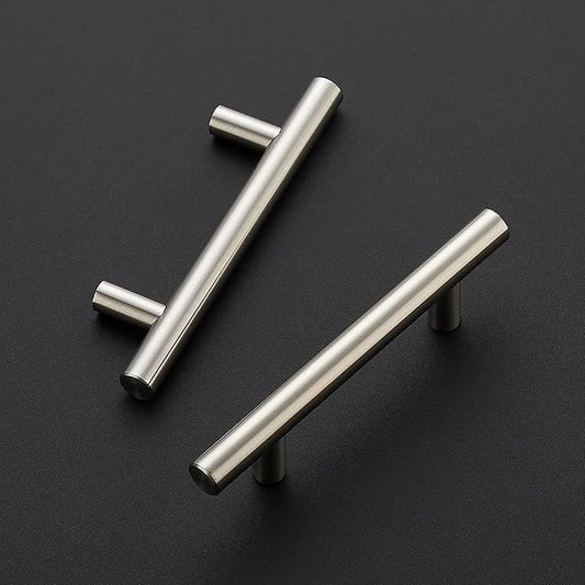 Ravinte 6 Pack 5 inch Kitchen Cabinet Handles Cabinet Pulls Brushed Nickel Stainless Steel Kitchen Drawer Pulls Cupboard Handles 3" Hole Center