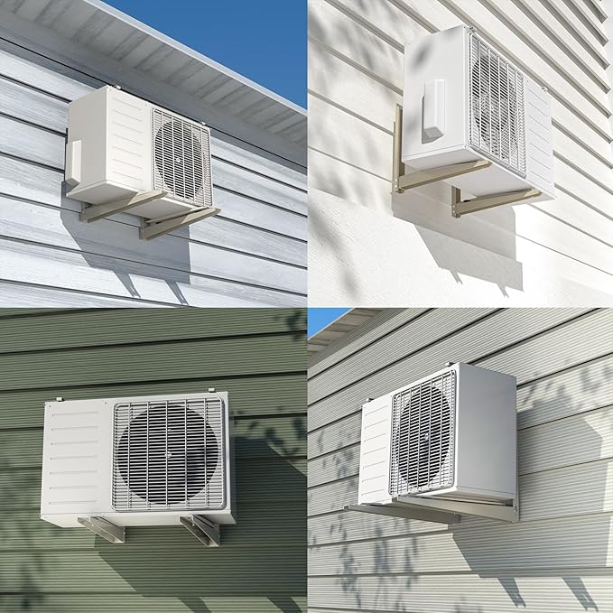 Foldable Mini Split Wall Mounting Bracket Condenser Bracket for Mini Split AC 7000 BTU to 12000 BTU