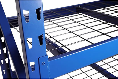 Pro-LifT Garage Storage Shelves - Heavy Duty 3-Tier Adjustable Metal Wire Shelving Units with 3000 lbs Total Capacity for Garage Basement Racking Organization - 48" H X 48" W X 24" D