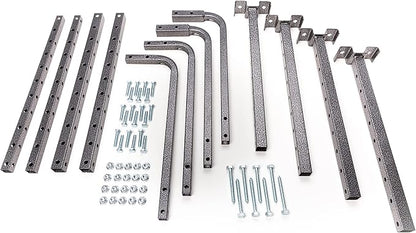 HyLoft 80844-10 34 in. x 26 in. Adjustable Garage Ceiling Mount Storage Rack Kit - Hammertone