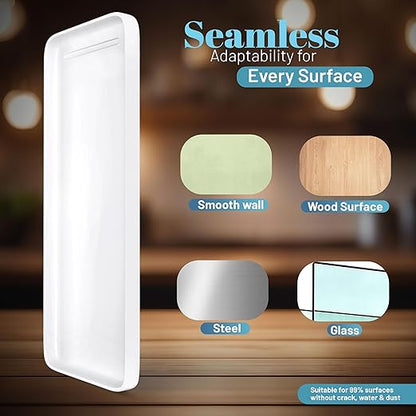 Ultra Slim Hue Remote Holder for Philips Hue Dimmer Switch V2 | Invisible Design Aluminum Remote Holder for Hue Dimmer Switch| Wall Plate Replacement for Philips Dimmer Remote V2