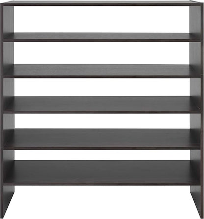 Whitmor Stackable 2-Tier Shoe Shelf, 31 inch, Espresso