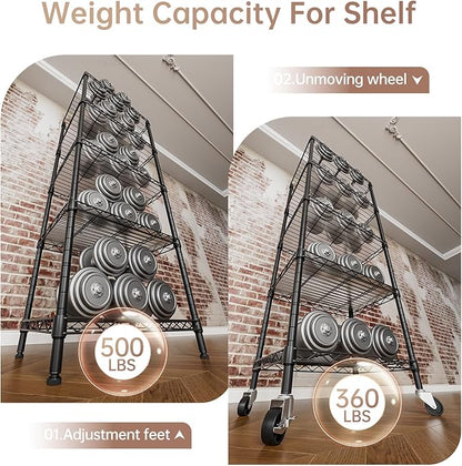 SINGAYE 5 Small Wire Shelves Kitchen Pantry Close Home Organizers and Storage Bathroom Shelf Laundry Room Organization Adjustable Book Metal Garage Shelving Unit