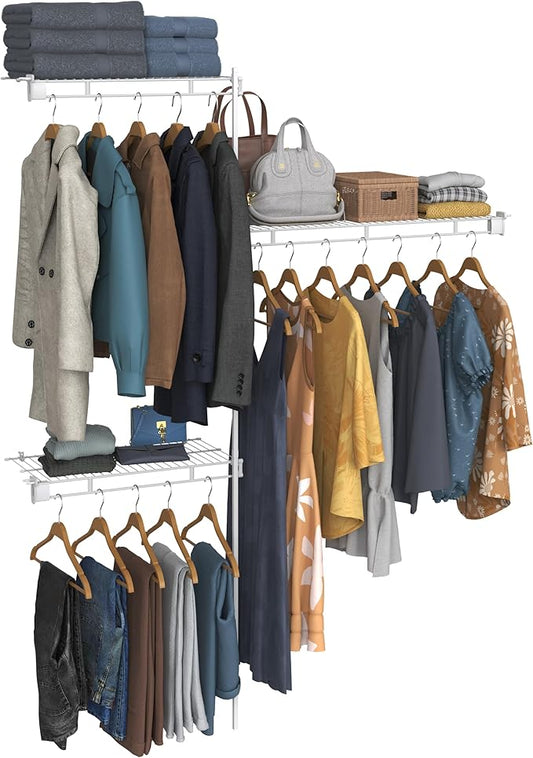 CLOSETMAID White Closet Organ Kit, 5'