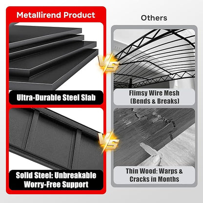 71"H Heavy Duty Metal Garage Shelving Unit, 5-Tier Garage Storage Shelves, 3000 lbs Capacity, Adjustable Tall Steel Shelf Rack Organizer for Basement Pantry Kitchen Warehouse, 35"W x 14"D, Black