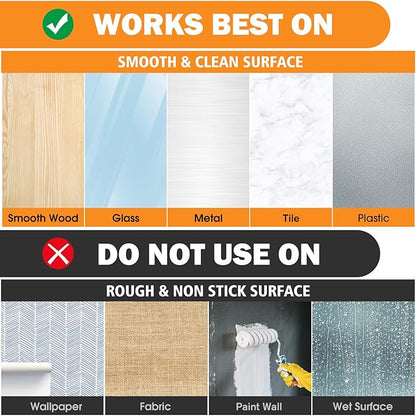 Picture Hanging Strips 40 Strips, Damage Free Removal, Wall Poster Picture Hangers Without Nails, Sticky Hook & Loop Adhesive Strips for Poster/Picture/Home/Office, 20 Pairs/Medium, White