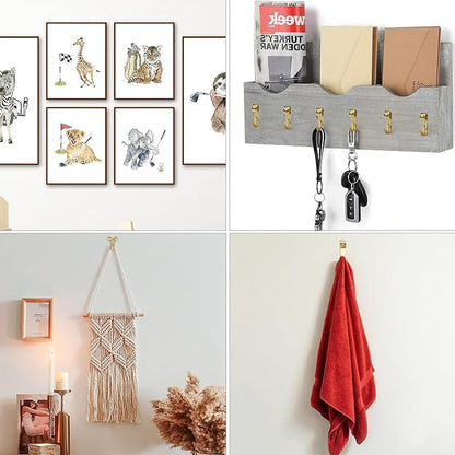 Mr. Pen- Picture Hanging Kit, 276 Pcs, Hangers, Nails, Hooks, Wall Hanging Kit, Frame Hardware