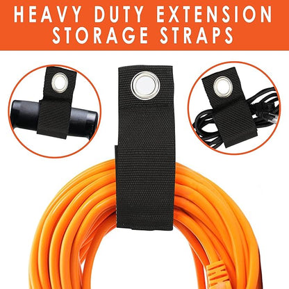 Heavy Duty Steel Hooks, 16 Pack with Anti-Slip Coating - Utility Wall Mount Garage Storage for Hanging Bike, Ladder and Garden Tools