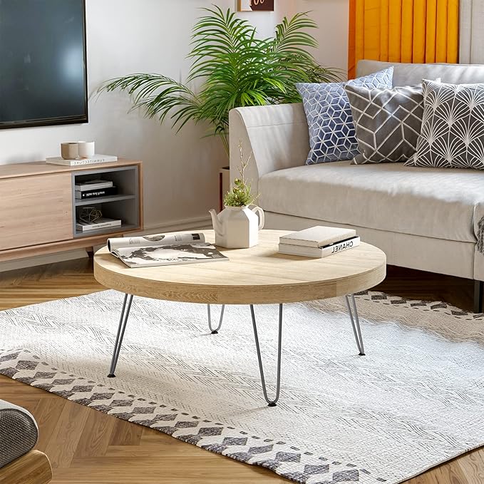 SMARTSTANDARD 12 Inch Heavy Duty Hairpin Furniture Legs, Metal Home DIY Projects for TV Stand, Sofa, Cabinet, etc with Rubber Floor Protectors Gray 4PCS