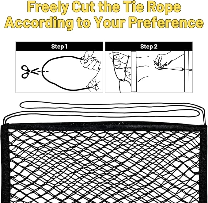 Stuffed Animal Storage Net for Kids, Bedside Toy Organizer Net - Neatly Store Your Stuffed Animals, Elastic Bedside Stuffed Animal Storage Net with Tether, Stretches up to 32 Inches, Black