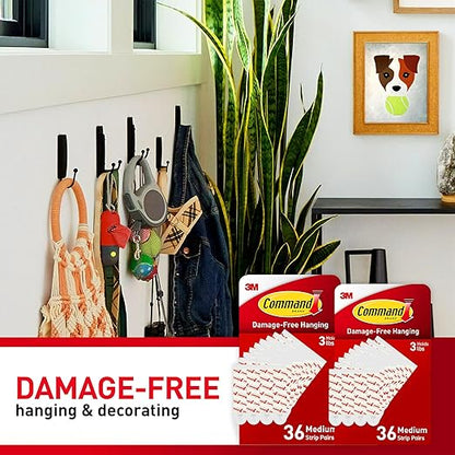 Command Medium Refill Adhesive Tape Strips (72 Strips)