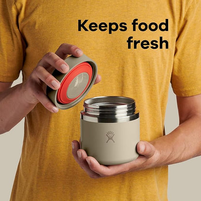 Hydro Flask Food Jar – Insulated Stainless Steel, Snack Travel Container for Hot Food & Soup 28 Oz Capri Blue