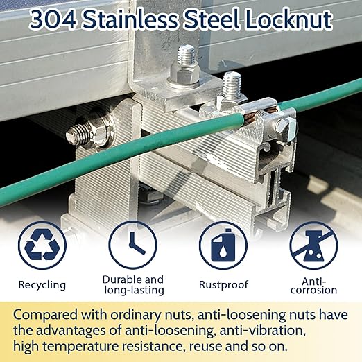 20 Pack 1/2"-13 Inch Locknuts,304 (A2-70) Stainless Steel Nylon Insert Lock Nuts,Standard Inch Thread Nylock Nuts