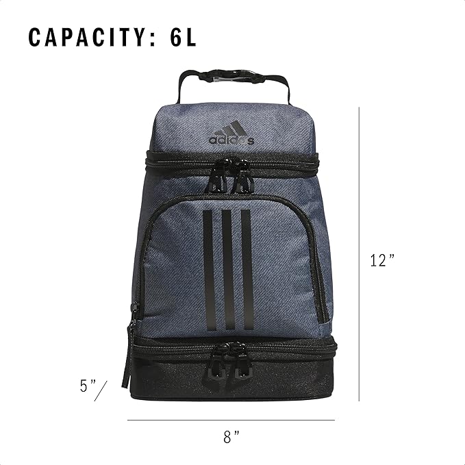 adidas Excel Lunch Bag – Insulated Cooler Lunchbox, 6L