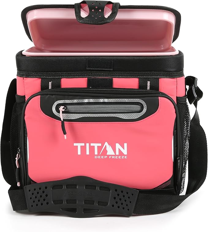Titan by Arctic Zone Deep Freeze Cooler - Zipperless Hardbody Cooler - Deep Freeze Insulation, HardBody Liner, and SmartShelf