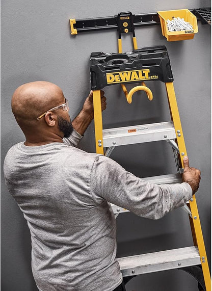 DEWALT Tool Organizer, Ladder Hook, 25lb Capacity, DEWALT Workshop Storage System Compatible (DWST82810)