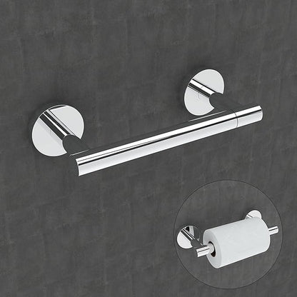 Toilet Paper Holder Chrome SUS304 Stainless Steel Double Post Pivoting Polish Chrome Toilet Paper Roll Holder Wall Mounted Toilet Tissue Holder for Commercial Bathroom RV, Polished, 2 Pack