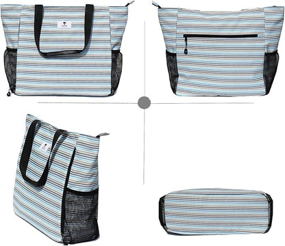ESVAN Yoga Mat Bag Yoga Tote Carrier Shoulder Bag Carryall Tote for Office,Yoga,Pilates,Travel,Beach and Gym