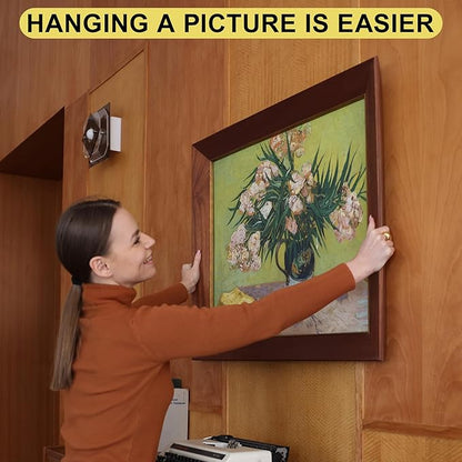 French Cleat Hanger Heavy Duty 41" (3 Pairs) , French Cleats Hanging Kit with Hardware - Bear 600lbs, Metal Z Bar Clips Brackets for Wall Mounting Picture Frame Mirror Headboard Cabinet Whiteboards