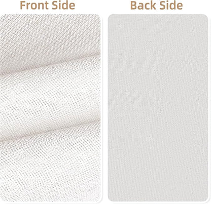 STORAGE MANIAC 2-Pack Large Laundry Hamper, 80L (21.1 Gal) Collapsible Laundry Basket with Bamboo Handles, Freestanding Waterproof Clothes Hamper for Laundry Room, Bedroom, Dorm, Towels, Toys, Beige