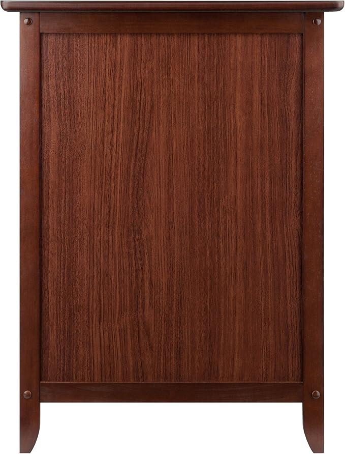 Winsome 25 x 18.9 x 14.96-Inch Wood Night Stand/Accent Table, Brown (94215)