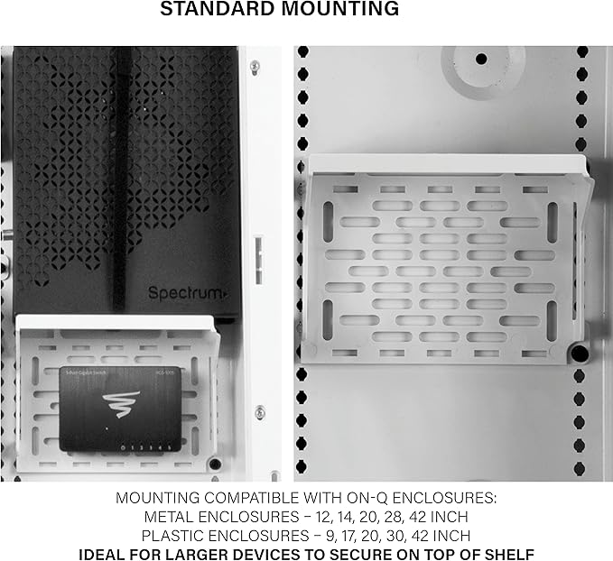 On-Q AC1060 Shelf Mounting Bracket, White
