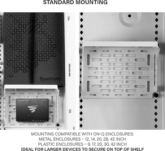 On-Q AC1060 Shelf Mounting Bracket, White