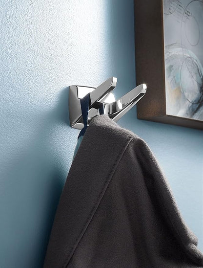 Moen Donnor Collection Chrome 6.25-Inch Diameter Wall Mount Contemporary Bathroom Hand-Towel Ring, P5860 (Pack of 2)