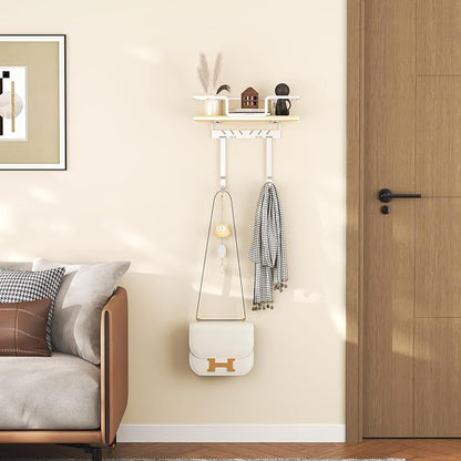 efluky Ironing Board Hanger Wall Mount, Ironing Board Holder Organizer for T-Leg & Y-Leg Ironing Boards, Space Saving Laundry Storage Rack, Black