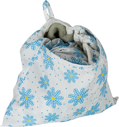 Household Essentials Deluxe Ironing Board Replacement Pad and Cover, Blue Floral Pattern