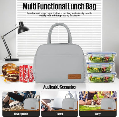 Lunch Bag Women/Men Lunch Box Women/Men (grey)