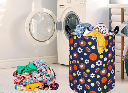 Kids Hamper Storage Bins Organizer Toy Box Laundry Basket Large Canvas Collapsible Chest for Home/Dorm/Kitchen/Pet/Office/Closet/Shelf/Gift Baskets