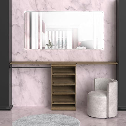 ClosetMaid Modular Storage Shelf and Hang Rod Kit, Sand