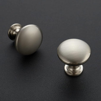Ravinte 20 Pack Brushed Nickel Round Zinc Cabinet Knobs for Kitchen Bathroom Closet Dresser Cabinets