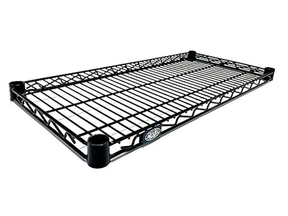Nexel Wire Shelf, Black Epoxy Finish, 18"W x 48"L