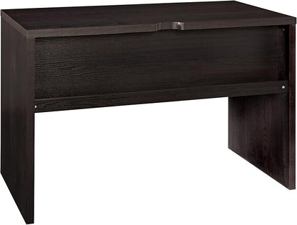 ClosetMaid 43.8 in. W Home Office Desk for Computer, Laptop, Writing, Study with Modern, Simple Style, Black Walnut Wood Finish