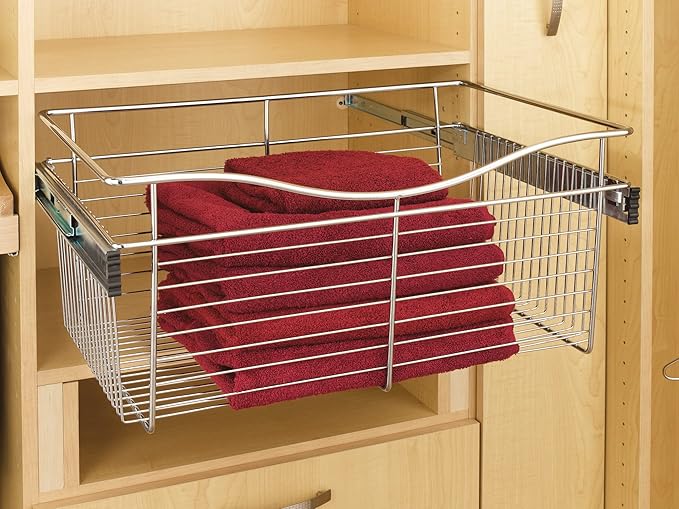 REV-A-SHELF 18" W Closet Basket for Custom Closet Systems