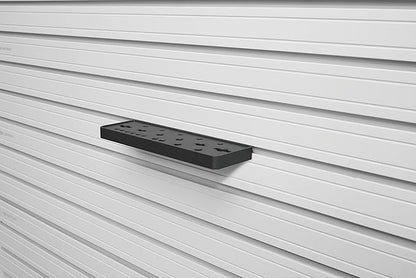 Rubbermaid FastTrack Wall Tool Tray, Black, Garage Organization System, Easy Wall Mount Tray for Tool Storage, Easy Assembly