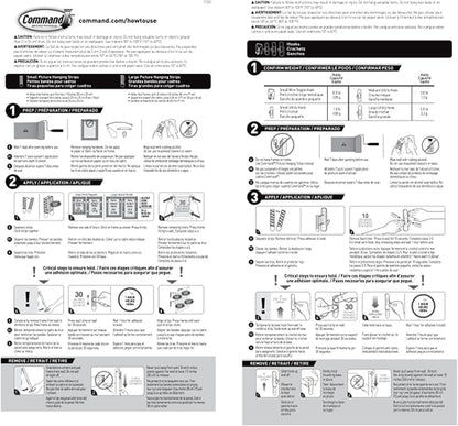 Command Variety Pack, Including 10 Pairs of Picture Hanging Strips, 6 Wire Hooks and 8 Utility Hooks for Hanging Christmas Decorations, Damage Free Hanging Up to 19 Items with Command Strips, 1 Kit