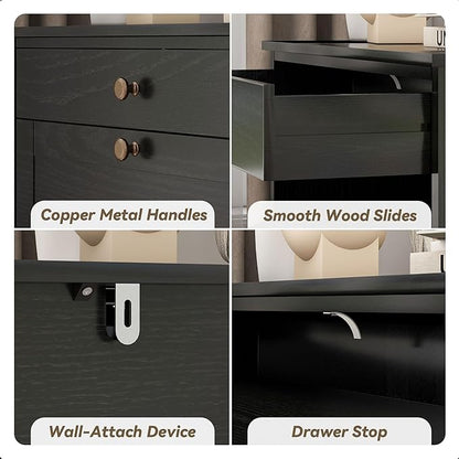 Shoe Storage Cabinet with 2 Flip Doors Set of 2, Wooden Narrow Shoe Cabinet Organizer with Drawer, Freestanding Hidden Shoe Rack with Adjustable Shelf for entryway, Hallway, Living Room, Black
