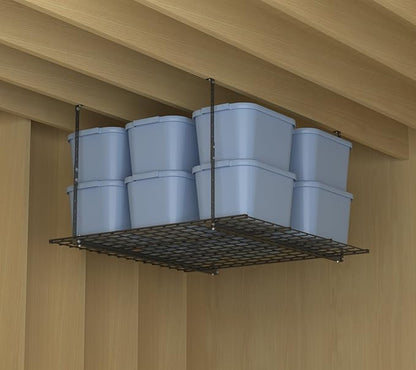Hyloft 00625 45-Inch x 45-Inch Overhead Steel Garage Storage System & Rack,Hammertone