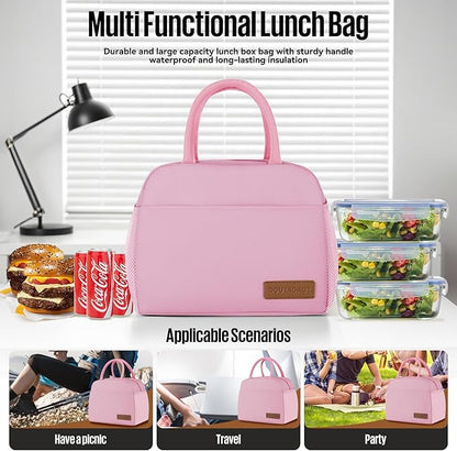 Lunch Bag Women/Men Lunch Box Women/Men (pink)