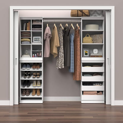 ClosetMaid Modular Storage Shelf Unit with 3 Shelves, White