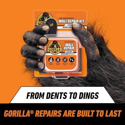 Gorilla Wall Repair Kit Featuring Gorilla Heavy Duty Wall Repair Spackling + Primer White