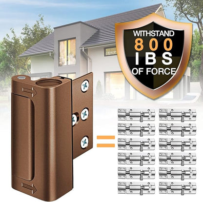 Home Security Door Reinforcement Lock - Upgraded Safety Door Locks Latch Night Bedroom Door Lock Withstand 800 lbs, Child Proof Front Door Lock for Kids Safety Deadbolt Lock Home Improvement Locks